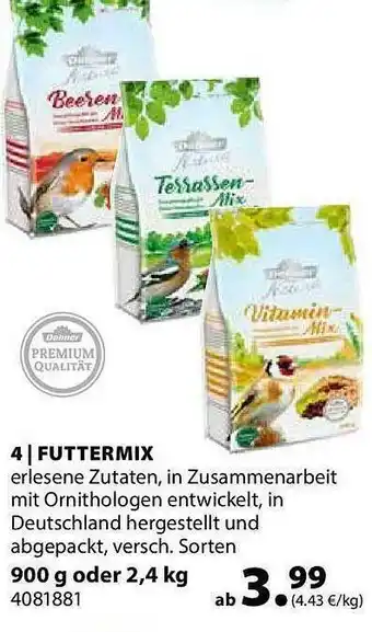 Dehner Futtermix Angebot