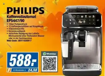 Expert Philips Kaffeevollautomat Ep5447 90 Angebot