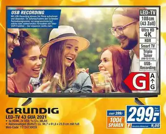 HEM Expert Grundig Led-tv 43 Gua 2021 Angebot