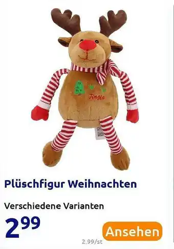 Action Plüschfigur Weihnachten Angebot