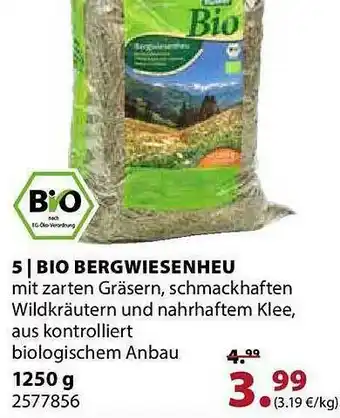 Dehner Bio Bergwiesenheu Angebot