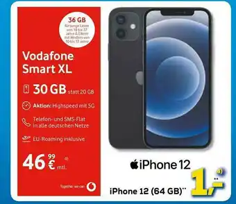 Euronics XXL Iphone 12 Mit Vodafone Smart XL Angebot