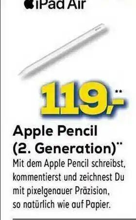 Euronics XXL Apple Pencil (2. Generation) Angebot