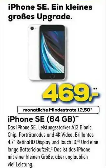 Euronics XXL Iphone Se 64gb Angebot