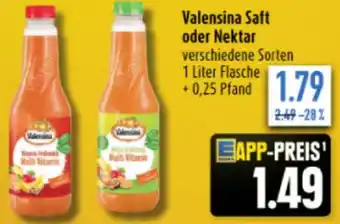 diska Valensina Saft oder Nektar 1 Liter Flasche Angebot