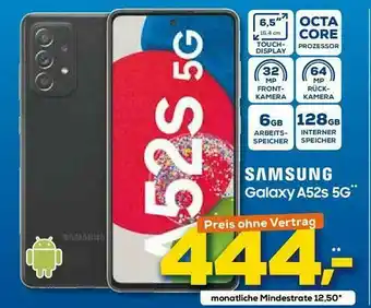 Euronics XXL Samsung Galaxy A52s 5g Angebot