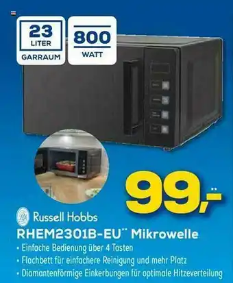 Euronics XXL Russell Hobbs Rhem2301b-eu Mikrowelle Angebot