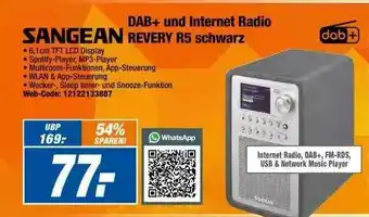 Expert Sangean Dab+ Und Internet Radio Revery R5 Schwarz Angebot