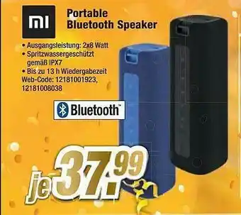 Expert Portable Bluetooth Speaker Angebot