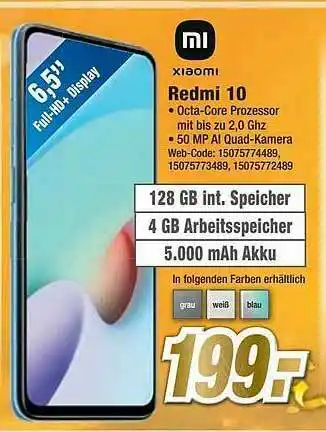 Expert Xiaomi Redmi 10 Angebot