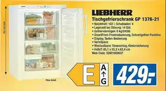 Expert Liebherr Tischgefrierschrank Gp 1376-21 Angebot