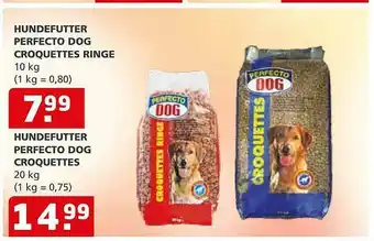 Getränkehaus Hundefutter Perfecto Dog Croquettes Ringe Angebot