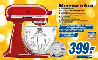 HEM Expert Kitchenaid Küchenmaschine 5ksm156eca Liebesapfelrot Angebot