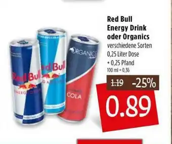 Kupsch Red Bull Energy Drink Oder Organics Angebot