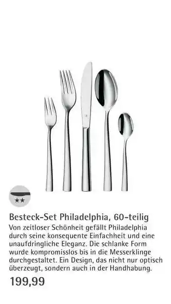 Möbel Rieger Besteck-set Philadelphia, 60-teilig Angebot