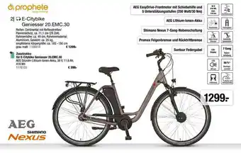 Werkers Welt Prophete E-citybike Geniesser 20.emc.30 Angebot