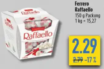 diska Ferrero Raffaello 150 g Packung Angebot