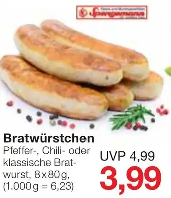 Jawoll Bratwürstchen 8x80g Angebot