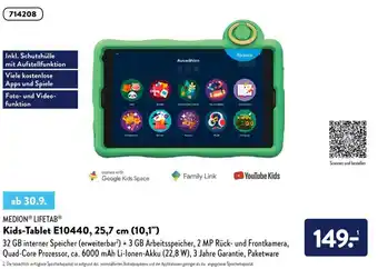 Aldi Süd Medion Lifetab Kids Tablet E10440, 25,7 cm (10,1") Angebot