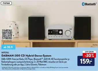 Aldi Süd Imperial Dabman i300 CD Hybrid Stereo System Angebot