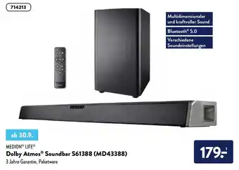 Aldi Nord Medion Life Dolby Atmos Soundbar S61388 (MD43388) Angebot