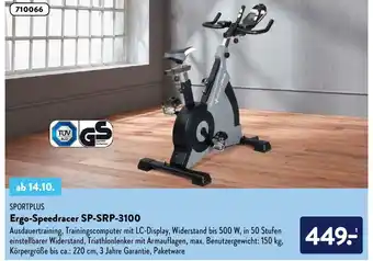 Aldi Nord Sportplus Ergo Speedracer SP-SRP 3100 Angebot