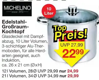 Jawoll Michelino Edelstahl Großraum Kochtopf Angebot