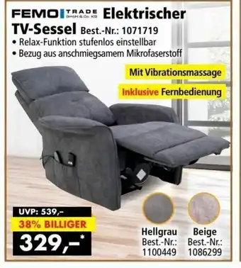 Norma24 Elektrischer TV Sessel Angebot