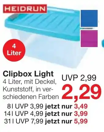 Jawoll Heidrun Clipbox Light 4 L Angebot