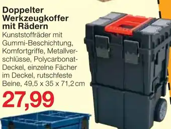 Jawoll Doppelter Werkzeugkoffer mit Rädern Angebot