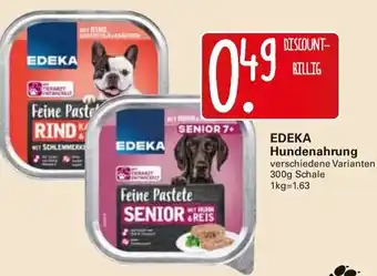 WEZ Edeka Hundenahrung 300g Angebot