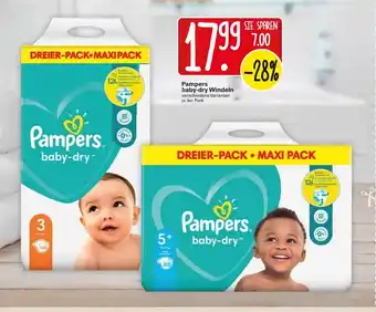 WEZ Pampers Baby Dry Windeln Angebot