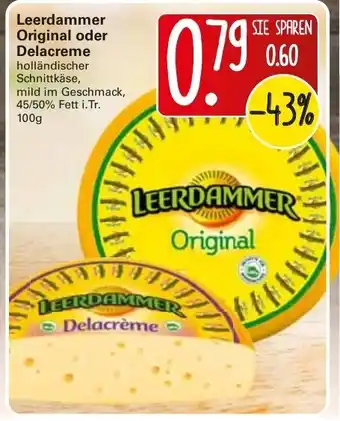 WEZ Leerdammer Original oder Delacrème 100g Angebot