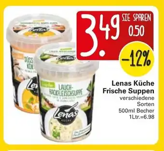 WEZ Lenas Küche Frische Suppen 500ml Becher Angebot