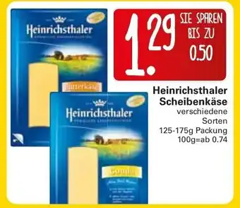 WEZ Heinrichsthaler Scheibenkäse 125-175g Angebot