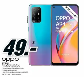 MediaMarkt Oppo A94 Smartphone mit Vertrag Angebot