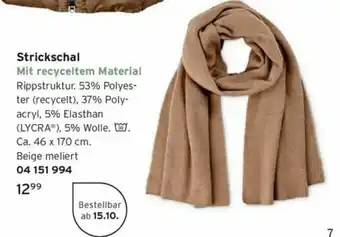 Tchibo Strickschal Angebot