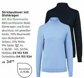 Tchibo Strickpullover mit Stehkragen Angebot