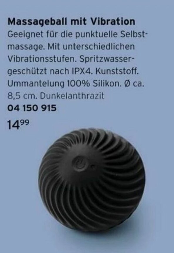 tchibo massageball mit vibration ⭐mobilestar.at⭐