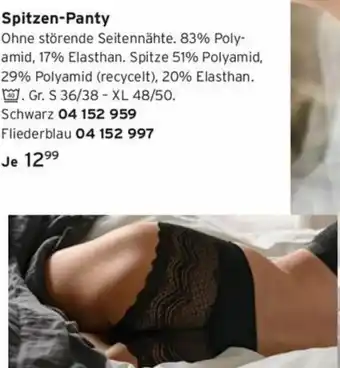 Tchibo Spitzen Panty Angebot