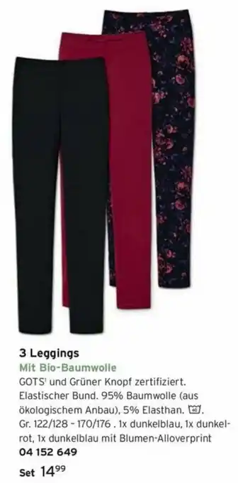 Tchibo 3 Leggings Angebot