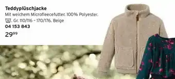 Tchibo Teddyplüschjacke Angebot