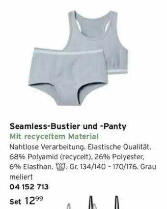 Tchibo Seamless Bustier und Panty Angebot