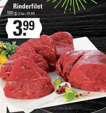 Meyer's Frischemarkt Rinderfilet 100 g Angebot