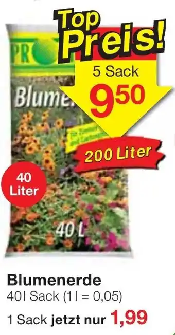 Jawoll Blumenerde 40L Angebot