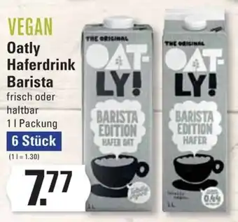 Meyer's Frischemarkt Oatly Haferdrink Barista frisch oder haltbar 6*1L Angebot