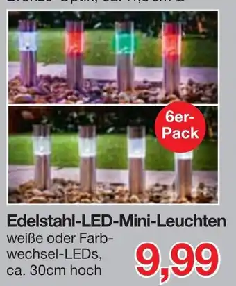 Jawoll Edelstahl LED Mini Leuchten Angebot