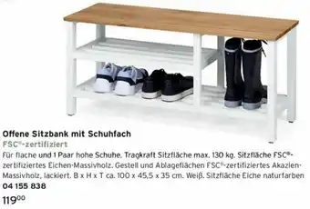 Tchibo Offene Sitzbank mit Schuhfach Angebot