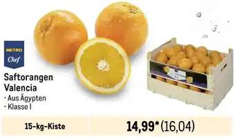 METRO METRO Chef Saftorangen Valencia 15-kg-Kiste Angebot