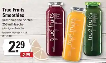 Meyer's Frischemarkt True Fruits Smoothies 250ml Angebot